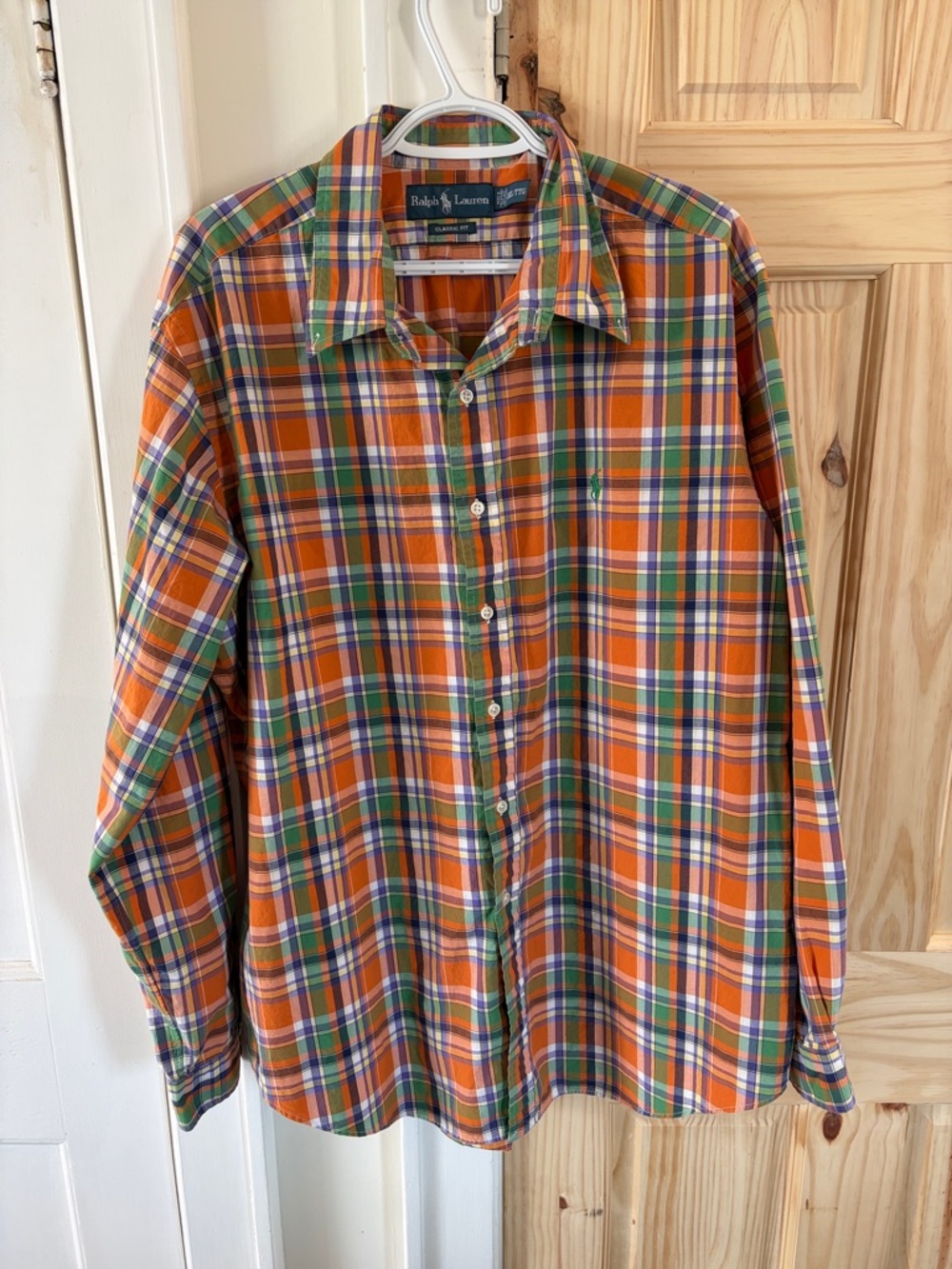 Polo Ralph Lauren Men’s Plaid Button‑Down Shirt - Multi Check - Size XXL